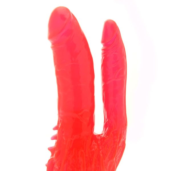 9 Inch Wall Bangers Double Penetrator Waterproof Vibrator BondageBox UK