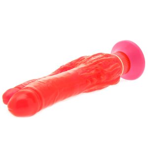 9 Inch Wall Bangers Double Penetrator Waterproof Vibrator BondageBox UK