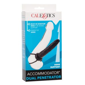Accommodator Dual Penetrator Black Dildo BondageBox UK