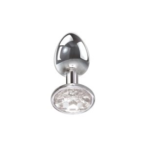 Adam And Eve Clear Gem Anal Plug Small BondageBox UK