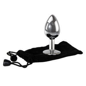 Adam And Eve Clear Gem Anal Plug Small BondageBox UK