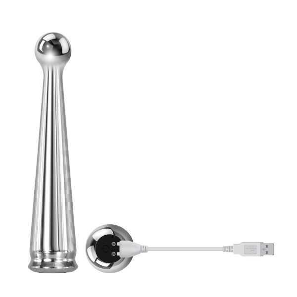 Adam And Eve Tease Me Rechargeable Metal Vibrator BondageBox UK