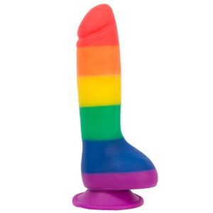 Addiction Justin 8 Inch Rainbow Dildo BondageBox UK