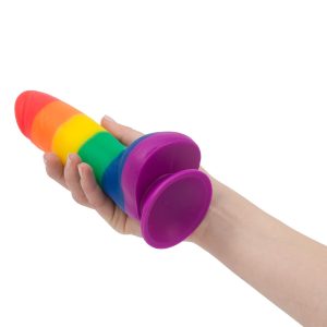 Addiction Justin 8 Inch Rainbow Dildo BondageBox UK