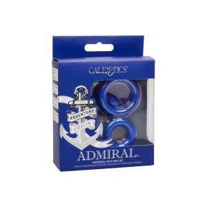 Admiral Universal Cock Ring Set Blue BondageBox UK