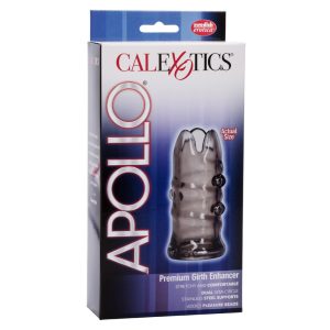 Apollo Premium Girth Enhancer Sleeve Smoke 3.5 Inch BondageBox UK