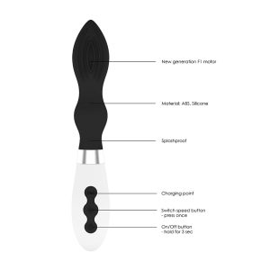 Astraea Rechargeable Vibrator Black BondageBox UK