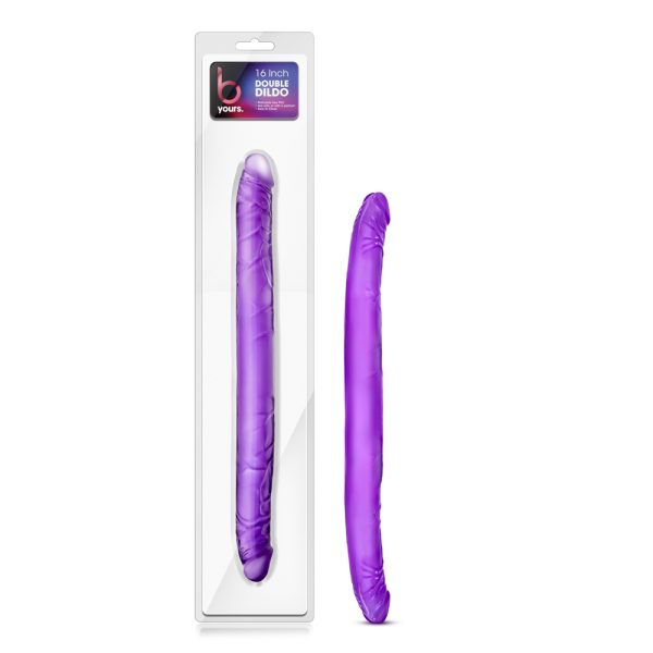 B Yours 16 Inch Purple Double Dildo BondageBox UK