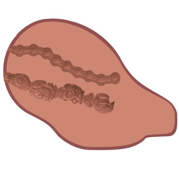 Bangers Big Ass Banger Black Vibrating Masturbator BondageBox UK