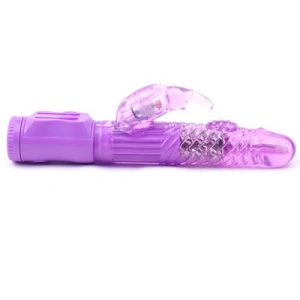Basic Purple Multispeed Rabbit Vibrator BondageBox UK