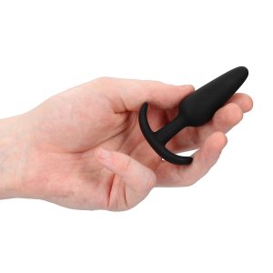 Beginners Size Slim Butt Plug Black BondageBox UK