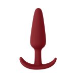 Beginners Size Slim Butt Plug Red BondageBox UK