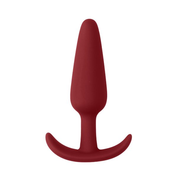 Beginners Size Slim Butt Plug Red BondageBox UK