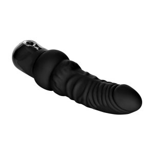 Bendie Power Stud Curvy Vibrator Waterproof Black 6.75 Inch BondageBox UK