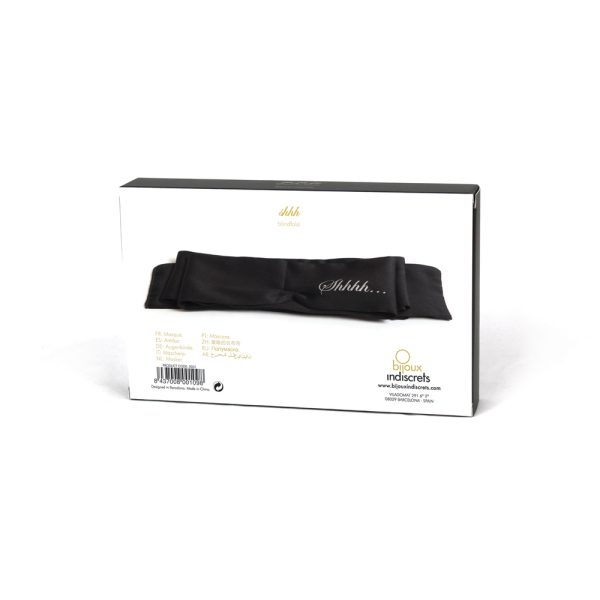Bijoux Indiscrets Shhh Satin Luxury Blindfold BondageBox UK