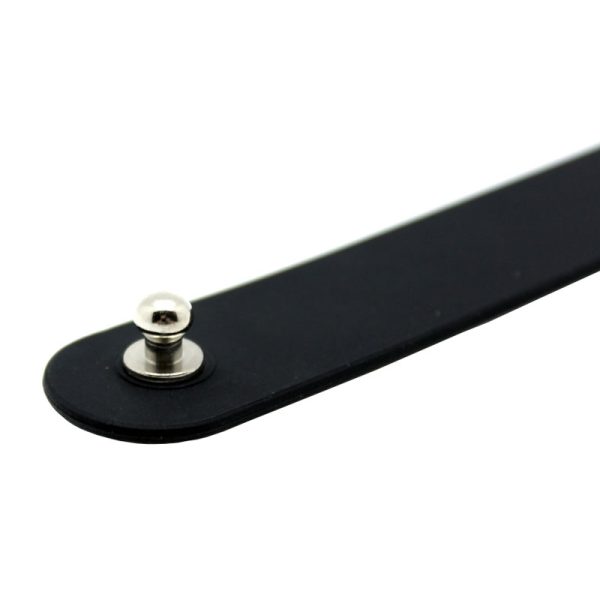 Black Silicone Slut Collar BondageBox UK