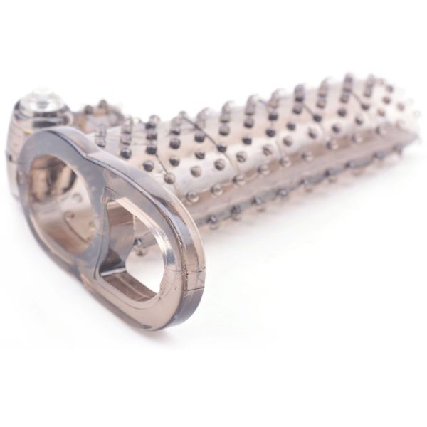 Black Sleeve With Bumps And Bullet Vibrator BondageBox UK