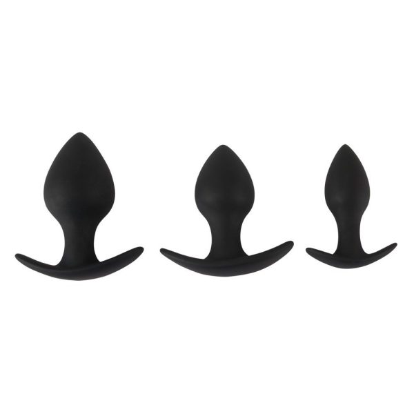 Black_Velvet_Silicone_Three_Piece_Anal_Training_Set_BondageBox_x2 Black Velvet Silicone Three Piece Anal Training Set BondageBox UK