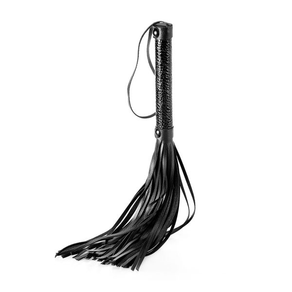 Blaze Luxury Fetish Whip Black BondageBox UK