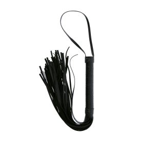 Blaze Luxury Fetish Whip Black BondageBox UK