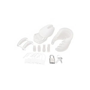 Blue Line Silicone Chastity Cage BondageBox UK