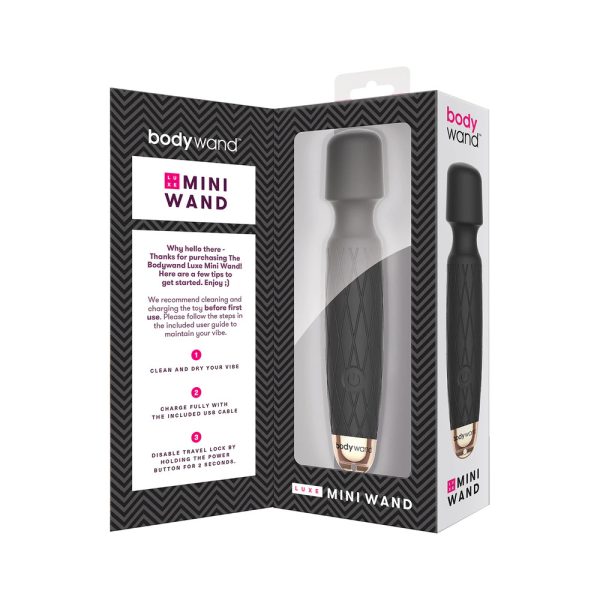 Bodywand Luxe Mini Wand Black BondageBox UK