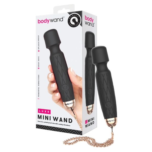 Bodywand Luxe Mini Wand Black BondageBox UK