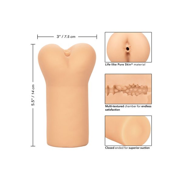 Boundless Anus Masturbator Flesh Pink BondageBox UK