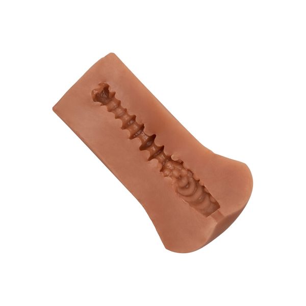 Boundless Stroker Masturbator Flesh Brown BondageBox UK