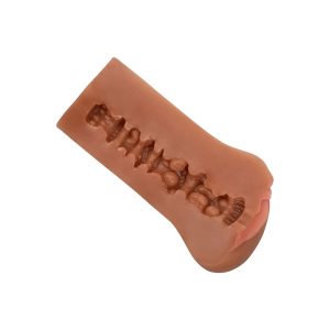 Boundless Vulva Masturbator Flesh Brown BondageBox UK