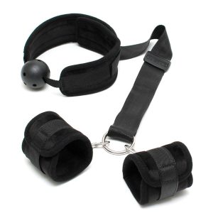 Breathable Mouth Gag With Cuffs BondageBox UK