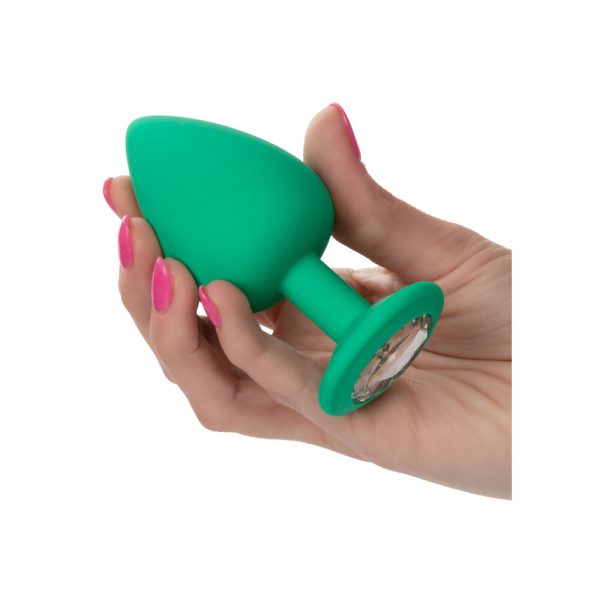 Cheeky Gems Butt Plugs 3 Piece Set Green BondageBox UK