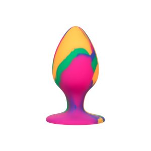 Cheeky Large Tie Dye Butt Plug BondageBox UK