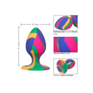 Cheeky Medium Tie Dye Butt Plug BondageBox UK