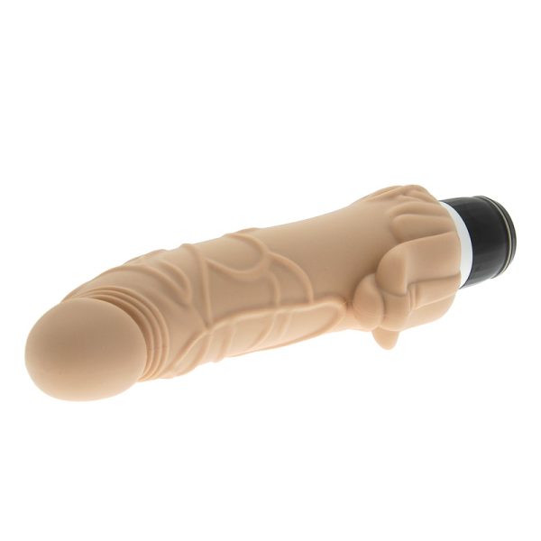 Classic Silicone Penis Vibrator with Clit Stim BondageBox UK