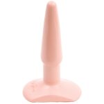 Classic Smooth Butt Plug Small Flesh Pink BondageBox UK