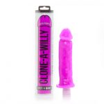 Clone A Willy Neon Purple Silicone Vibrator BondageBox UK