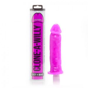 Clone A Willy Neon Purple Silicone Vibrator BondageBox UK