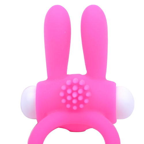 Cock Ring With Rabbit Ears Pink BondageBox UK