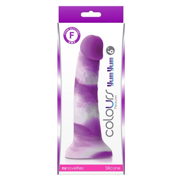 Colours Yum Yum 6 Inch Dildo Purple BondageBox UK