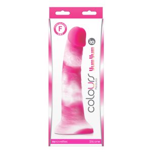 Colours Yum Yum 8 Inch Dildo Pink BondageBox UK