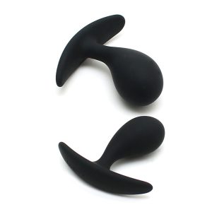Copenhagen Black Duo Anal Plug Set BondageBox UK