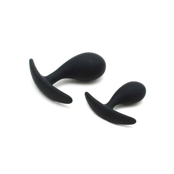Copenhagen Black Duo Anal Plug Set BondageBox UK