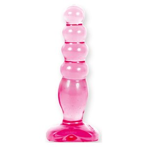 Crystal Jellies Anal Delight Butt Plug Pink BondageBox UK