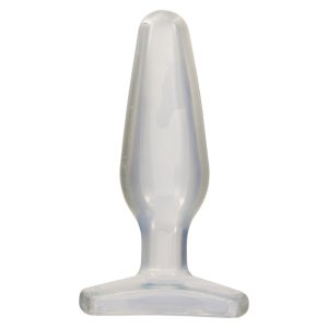 Crystal Jellies Medium Butt Plug Clear BondageBox UK