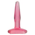 Crystal Jellies Small Butt Plug Pink BondageBox UK