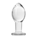Crystal Premium Glass Large Butt Plug BondageBox UK
