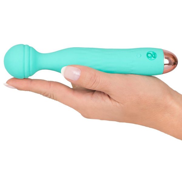 Cuties Silk Touch Rechargeable Mini Vibrator Green BondageBox UK