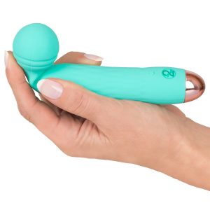 Cuties Silk Touch Rechargeable Mini Vibrator Green BondageBox UK