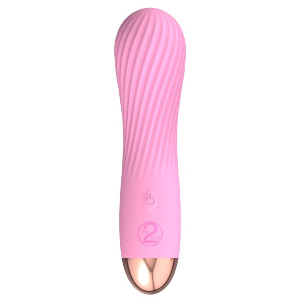 Cuties Silk Touch Rechargeable Mini Vibrator Pink BondageBox UK